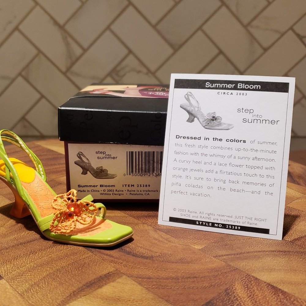Just the Right Shoe, Summer Bloom, 25389, 2003